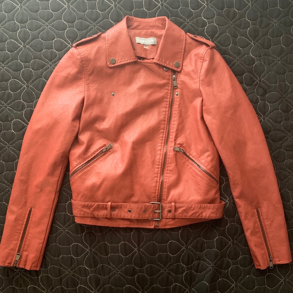 Bagatelle Leather Jacket Small Shell Coating - image 1
